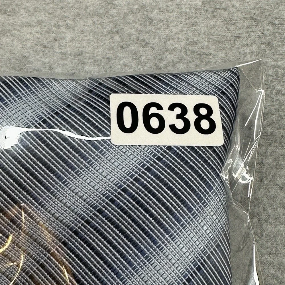Bruno Piattelli Roma Silk Tie Blue Diagonal Stripe Handmade‎ 59x3.75